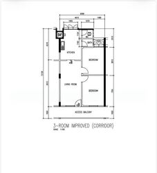 Blk 1 Tanjong Pagar Plaza (Bukit Merah), HDB 3 Rooms #590742051